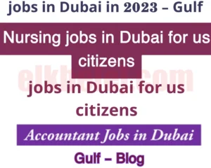 Accounting jobs in Dubai for us citizens
