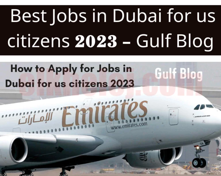 jobs in Dubai for us citizens
